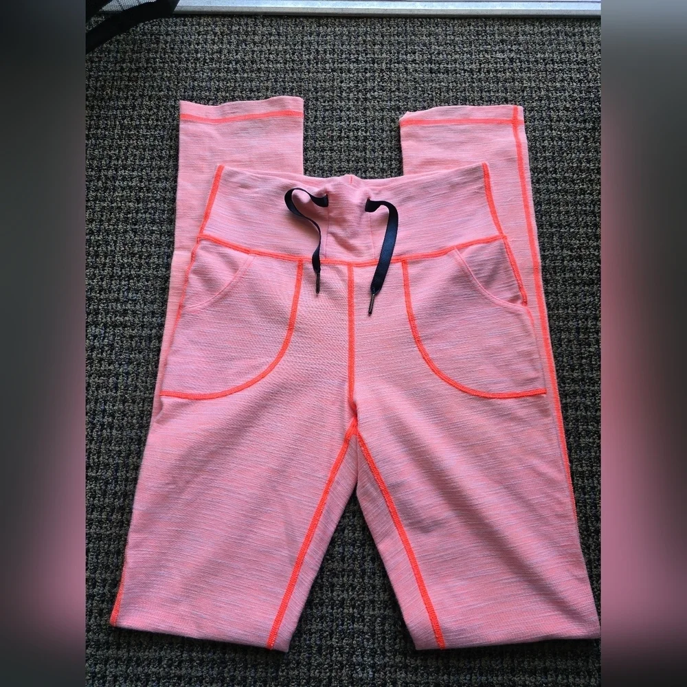 Lululemon Athletica Neon Pink Joggers